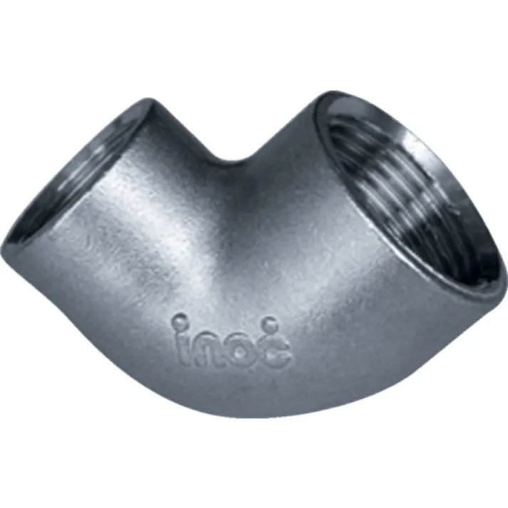 【CAINZ-DASH】イノック ねじ込み管継手 径違いエルボ(ステンレス) 15A×10A 304RL15AX10A【別送品】