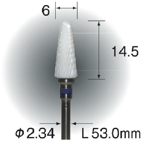 ミニター セラミックカッター ミディアム φ6 BC7022 超硬バー ミニター セラミックカッター ミディアム φ6 BC7022 超硬バー