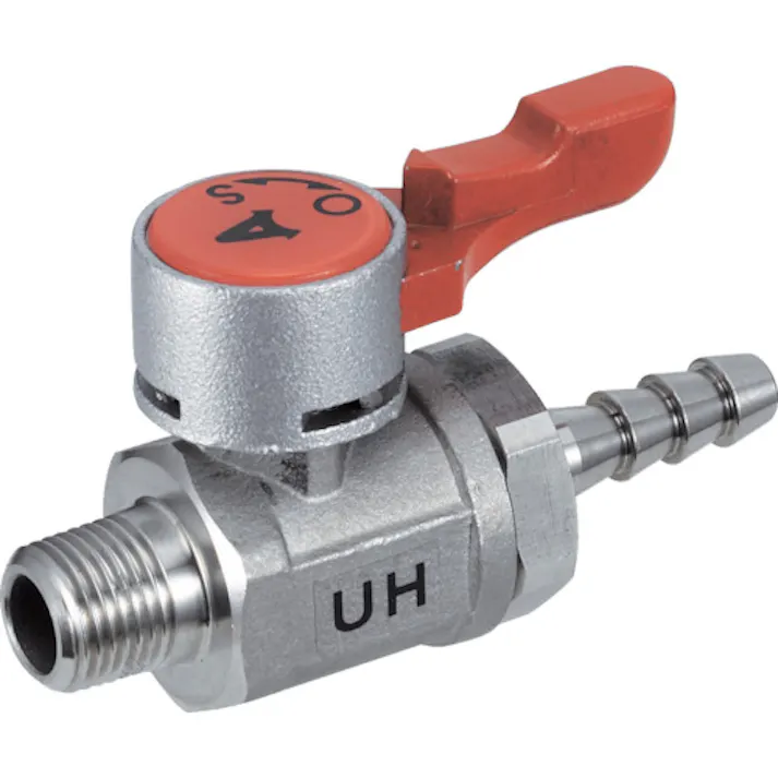 【CAINZ-DASH】アソー エースボール-21 ホースニップル型 PT1/4XΦ10.5 UH-1210【別送品】