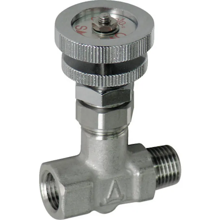 【CAINZ-DASH】アソー ニードルバルブ チッコロ-α 外×内ネジ型 PT1/8 SM-1011【別送品】