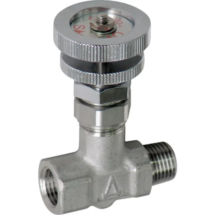 【CAINZ-DASH】アソー ニードルバルブ チッコロ-α 外×内ネジ型 PT1/4 SM-1022【別送品】