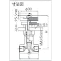 【CAINZ-DASH】アソー ニードルバルブ　チッコロ－α　内×内ネジ型　ＰＴ１／４ SW-1022【別送品】