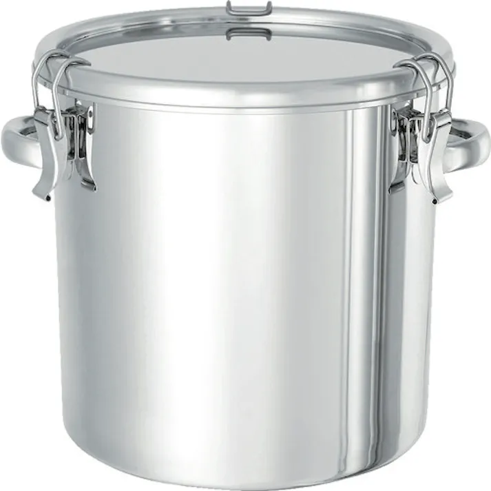 【CAINZ-DASH】MONOVATE ステンレスタンク テーパー付キャッチクリップ式密閉タンク(フタ付)15L TP-CTH-27【別送品】