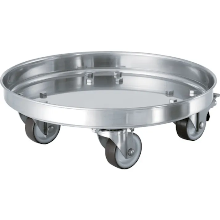 【CAINZ-DASH】MONOVATE タンク運搬用ステンレス台車 SUSウレタン車 適用サイズ36 KMS-36【別送品】