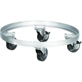 【CAINZ-DASH】MONOVATE タンク運搬用ステンレス台車 SUSウレタン車 適用サイズ565・565H KMS-565【別送品】