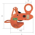 【CAINZ-DASH】日本クランプ 横つり専用クランプ　０．５ｔ ABA-0.5【別送品】