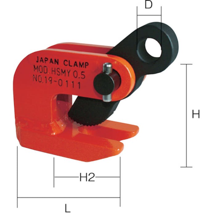 【CAINZ-DASH】日本クランプ 水平つり専用クランプ HSMY-2【別送品】