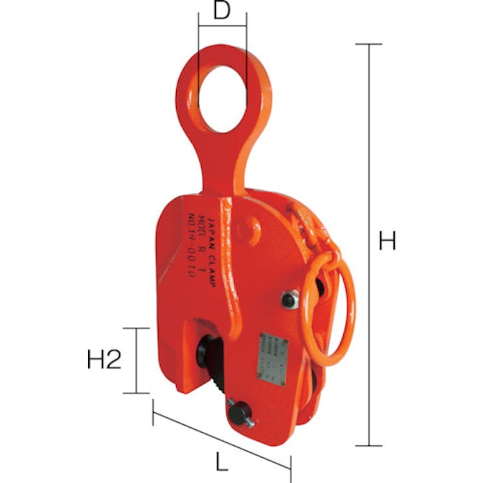 【CAINZ-DASH】日本クランプ 縦つり専用クランプ　５００Ｋ R-05【別送品】