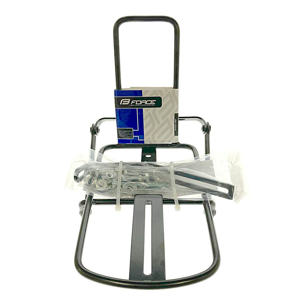 フォース FORCE クロスバイク用フロントキャリヤ Vブレーキ ブラック