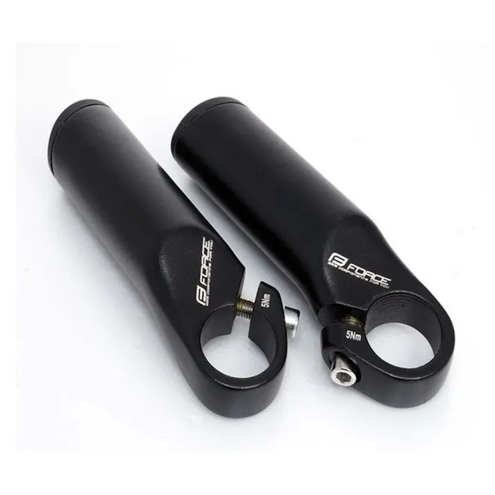 フォース FORCE アルミバーエンド ブラック 80221 100mm