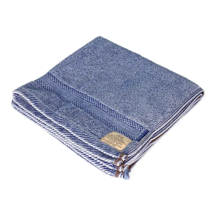 インディゴ染バスタオル(ヴィンテージ)
