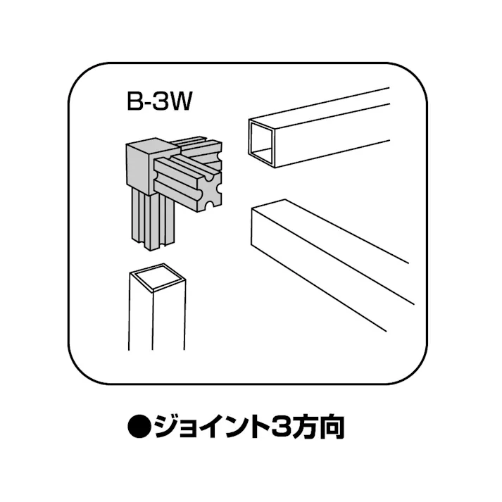 エーディエフ ADF 25mmジョイント25 3方向 B-3W