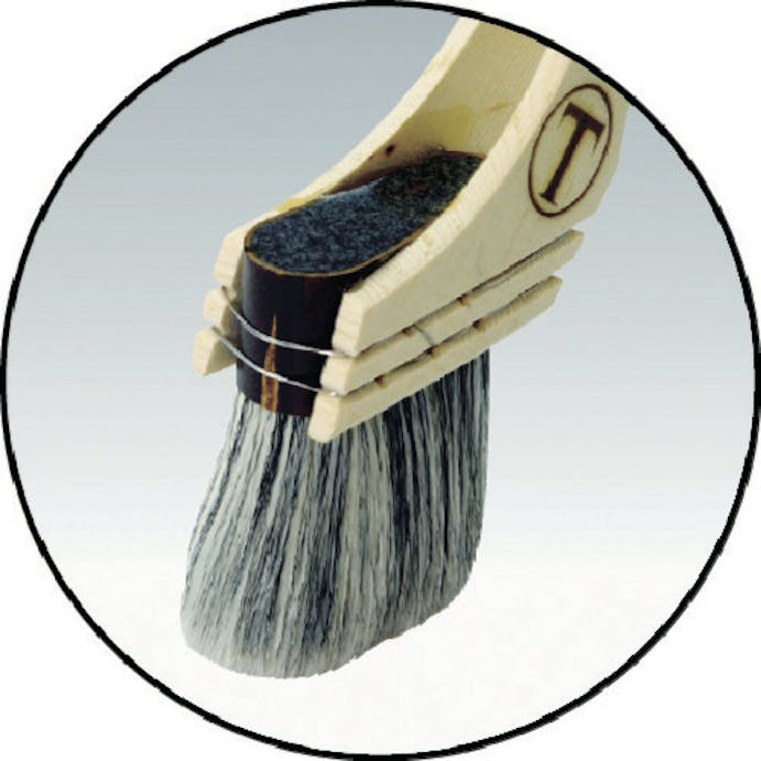 【CAINZ-DASH】大塚刷毛製造 水性用刷毛　塗来　自然塗料用　薄口　２０号 1027520020【別送品】