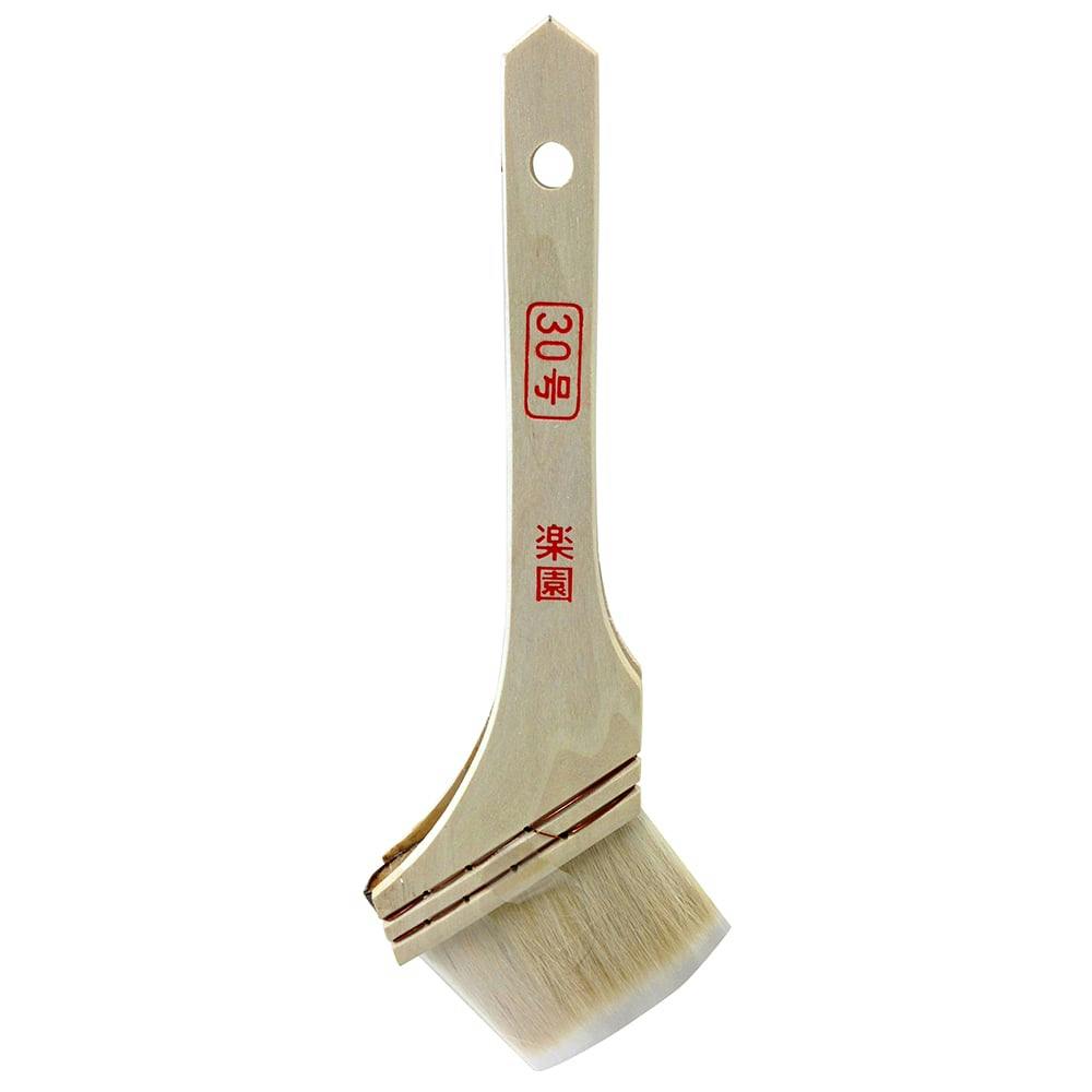 大塚刷毛製造 マルテー 新 楽園ニス 筋違 白 30号 | ペンキ（塗料