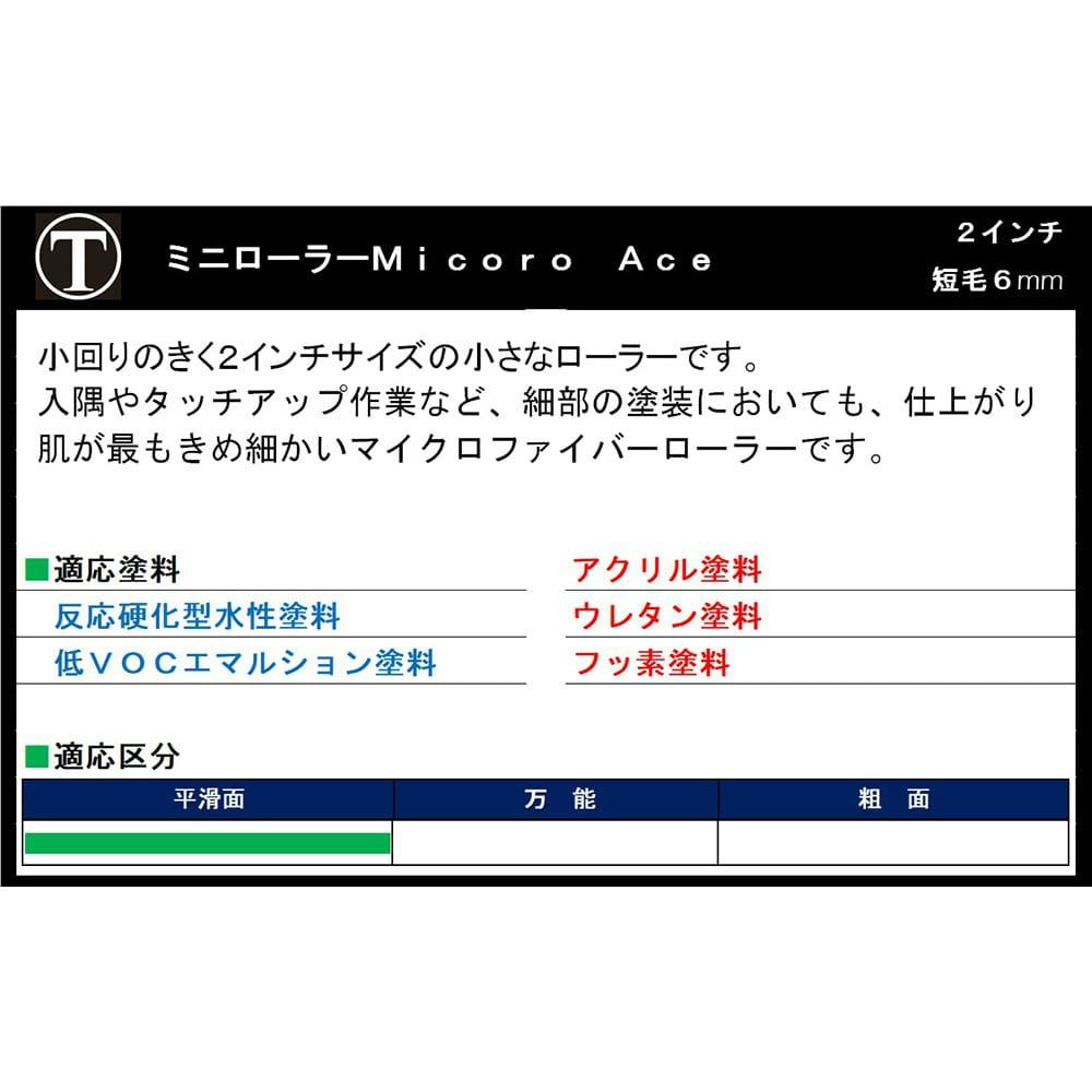 大塚刷毛製造 マルテー ミニローラー マイクロエース 2MS-MIC 短毛 6mm 2インチ 2本パック 塗料（ペンキ）・塗装用品  ホームセンター通販【カインズ】