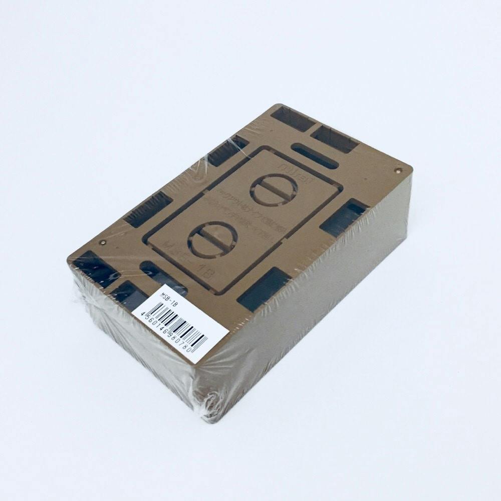 enoi × megood msb スペシャルボックス フルセット 未来工業 モール用スイッチボックス 1ヶ用 ミルキーホワイト MSB