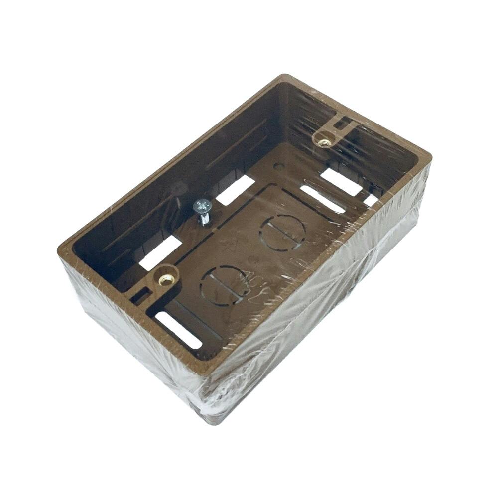 未来工業 モール用スイッチボックス 1ヶ用 ブラウン MSB-1B | 空調