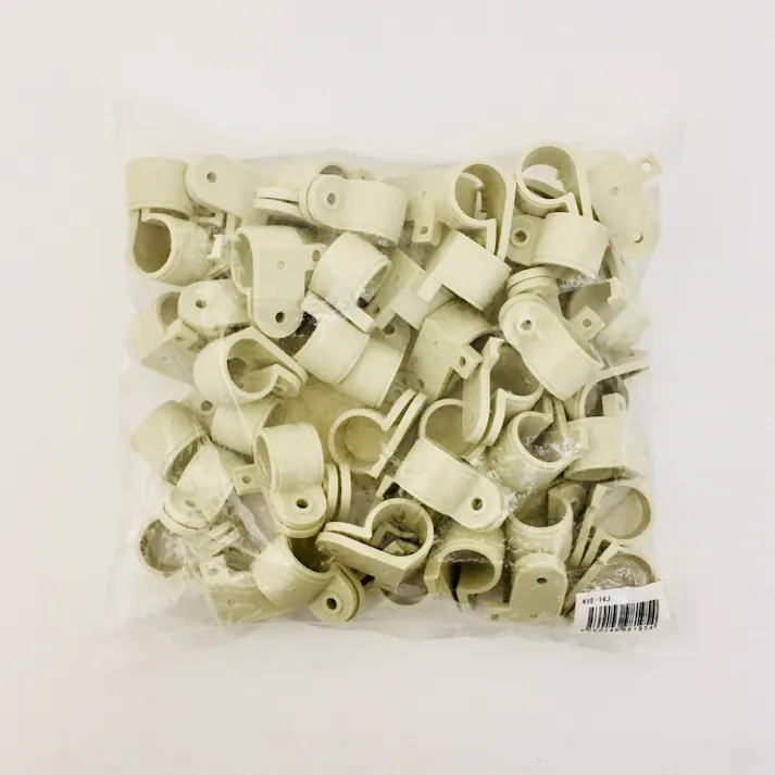 未来工業 VE片サドル ベージュ KVE-14J 50個入