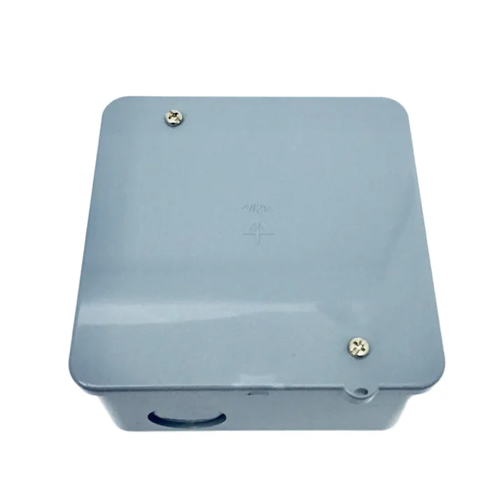 未来工業 PVKボックス アウトレットボックス 中形四角 深型 ノック付 グレー PVK-BN