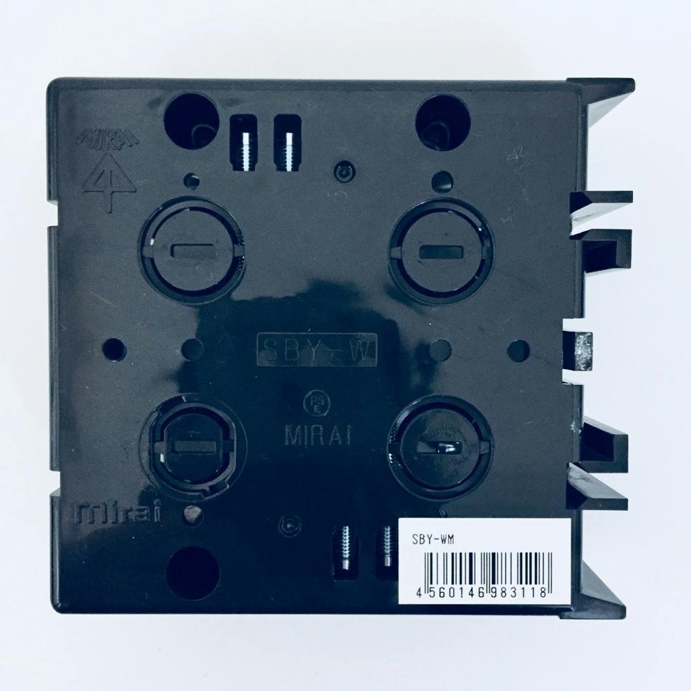 未来工業 深形スライドボックス 2ヶ用 SBY-WM | 空調・電設資材 通販