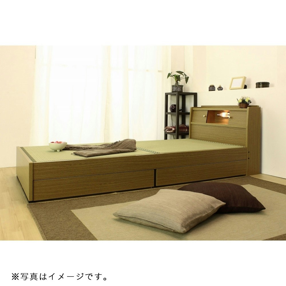 棚 照明 引出付畳ベッド シングル ナチュラル A151-50-SW【別送品】|ホームセンター通販【カインズ】 棚 照明 引出付畳ベッド シングル ナチュラル A151-50-SW【別送品】|ホームセンター通販【カインズ】