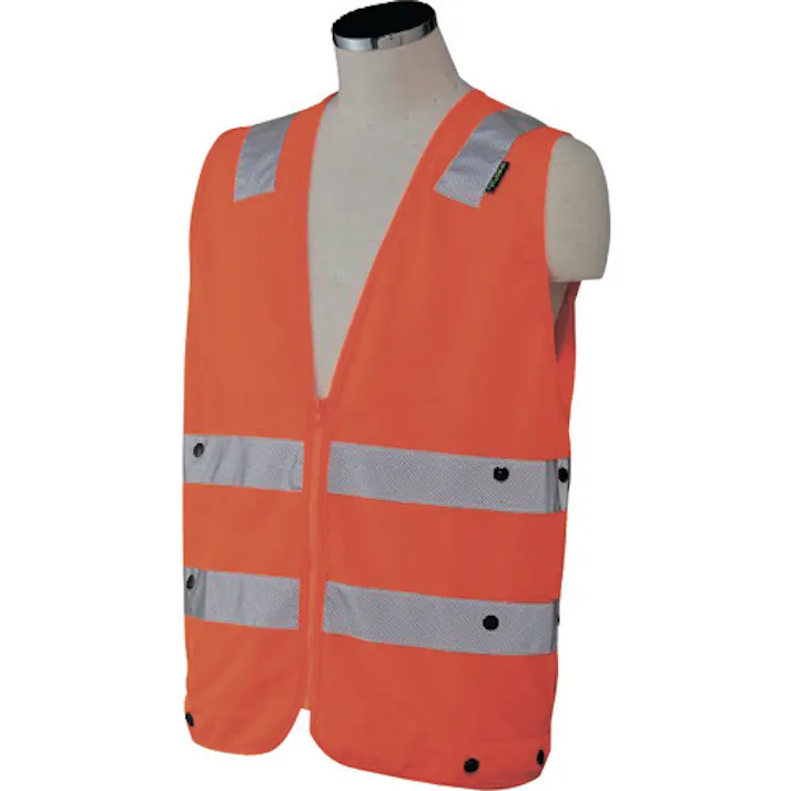 【CAINZ-DASH】東洋物産 スーパークールサマーベスト オレンジ フリーサイズ TBV HI-VIS-011 OA【別送品】