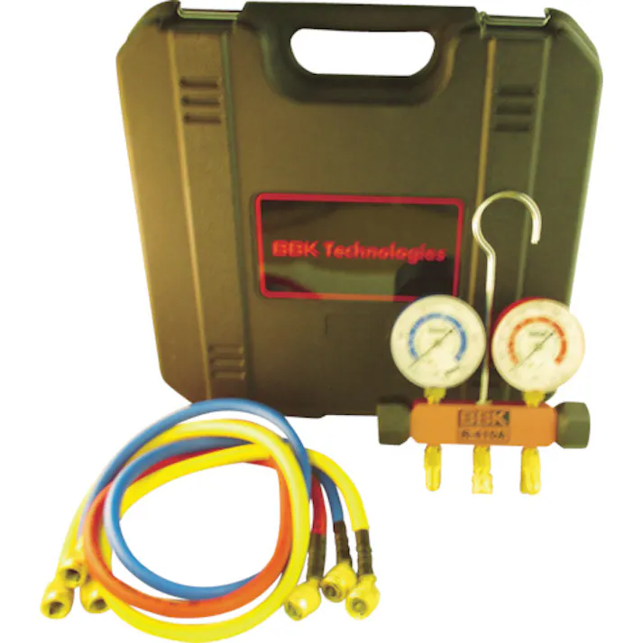 【CAINZ-DASH】BBKテクノロジーズ R-410Aマニホールドキット チャージホース・ケースキット 410-PMK【別送品】