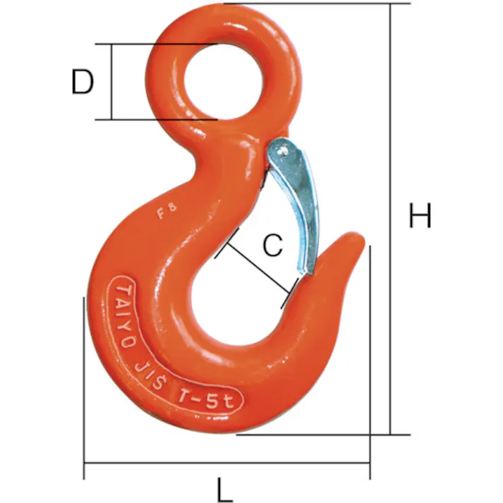 【CAINZ-DASH】大洋製器工業 重量フック 0.35t バネ付(3021407) GHK-0.35S【別送品】