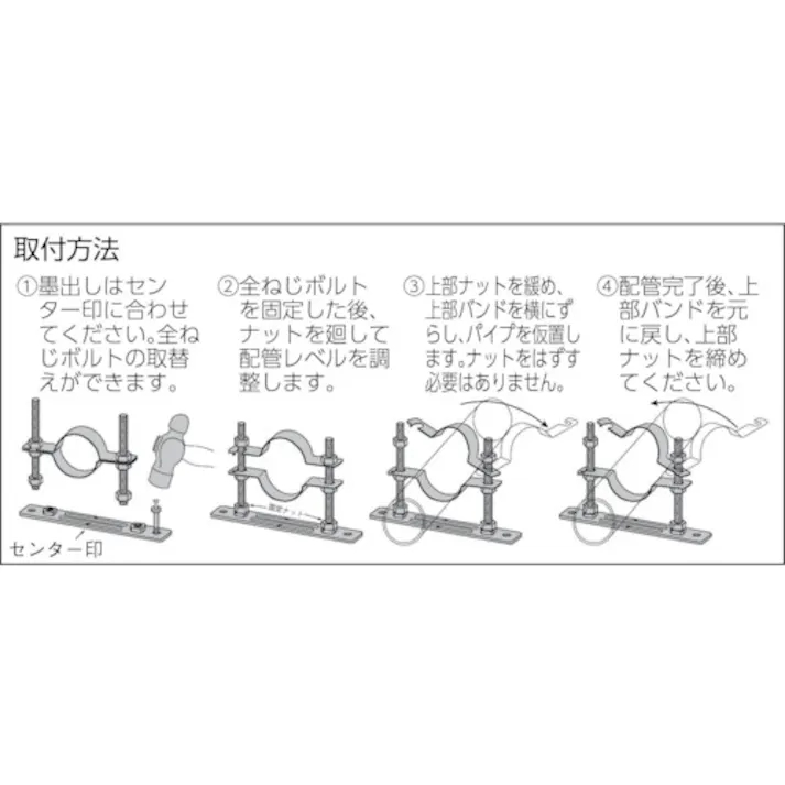 【CAINZ-DASH】アカギ セットフロアーナット付プレート(SGP・VP管用) 50AX120H A13576-0022【別送品】