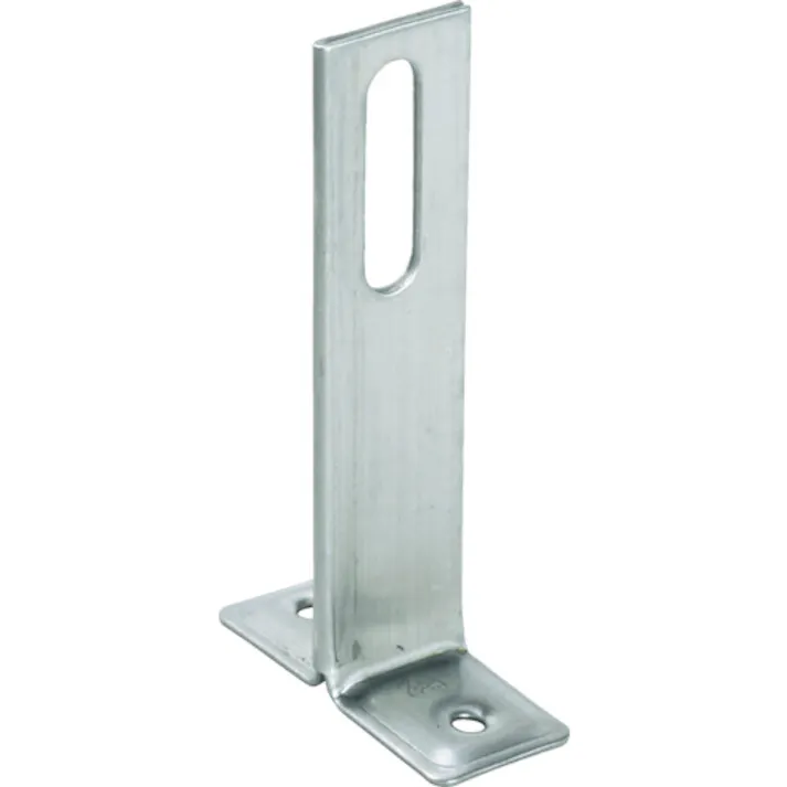 【CAINZ-DASH】アカギ 立バンド用取付足“ステン1ツ穴T足” 25X60H A10387-0055【別送品】