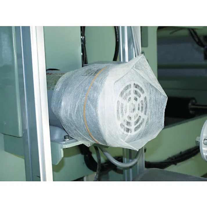 【CAINZ-DASH】橋本クロス モーターフィルター2カバータイプ φ300~350mm (20枚入) MC350S【別送品】