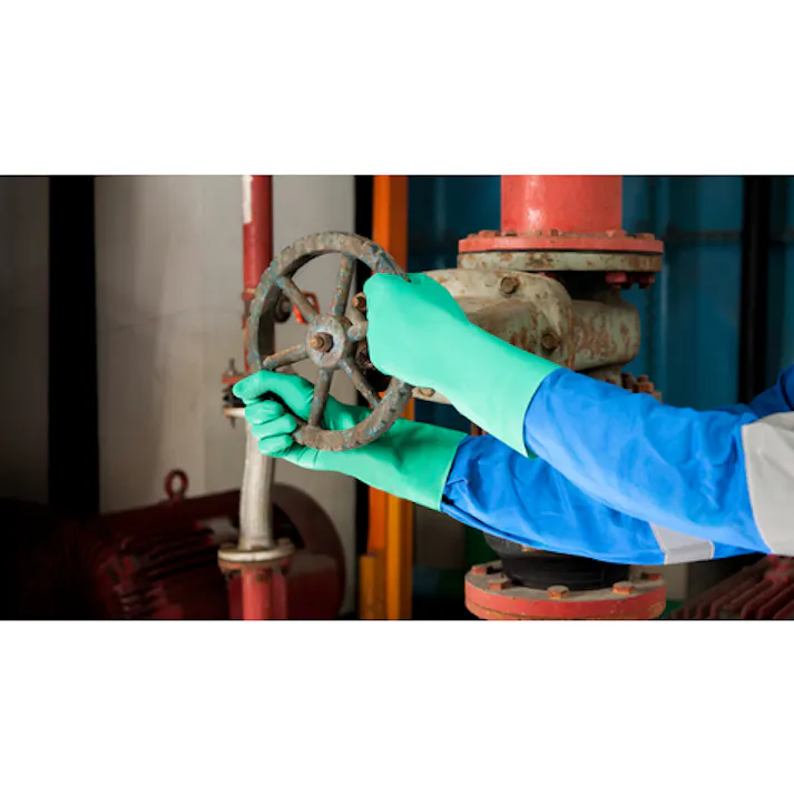 【CAINZ-DASH】アンセル・ヘルスケア・ジャパン 耐油ニトリル薄手手袋 アルファテック ソルベックス 37-843 Lサイズ 37-843-9【別送品】