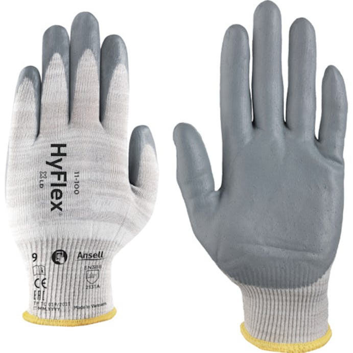【CAINZ-DASH】アンセル・ヘルスケア・ジャパン 静電気対策手袋　ハイフレックス　１１－１００　Ｓサイズ 11-100-7【別送品】