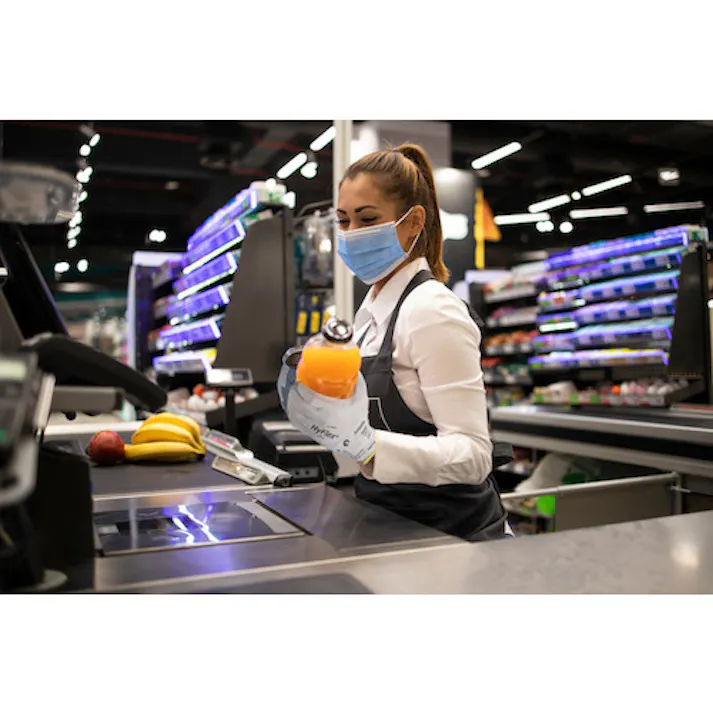 【CAINZ-DASH】アンセル・ヘルスケア・ジャパン 静電気対策手袋 ハイフレックス 11-100 Sサイズ 11-100-7【別送品】