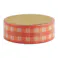 ワールドクラフト マスキングテープ 15mm ギンガムチェックレッド