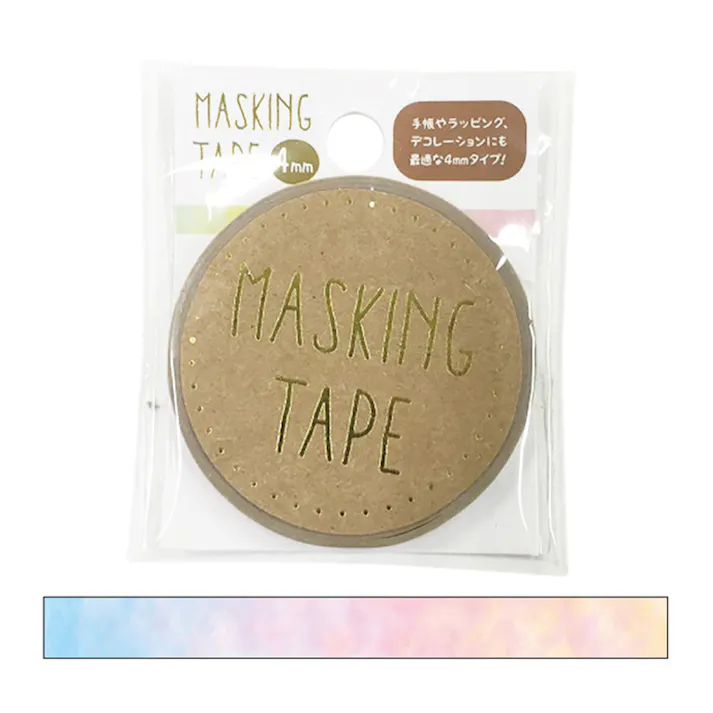 ワールドクラフト マスキングテープ 4mm 水彩