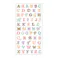 ワールドクラフト マスキングステッカー alphabet
