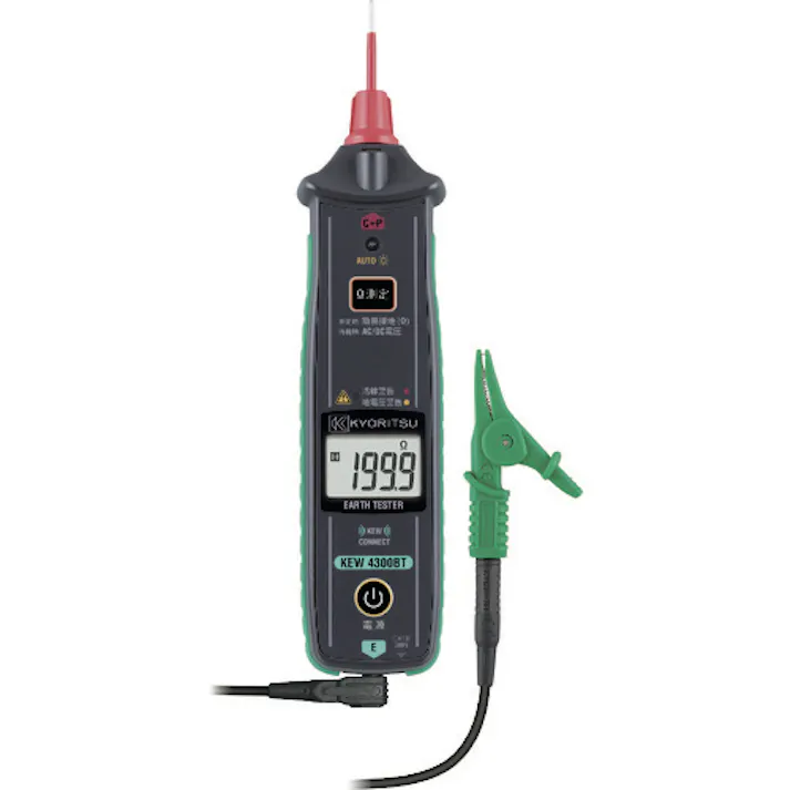 【CAINZ-DASH】共立電気計器 4300BT 簡易接地抵抗計(Bluetooth搭載) KEW4300BT【別送品】