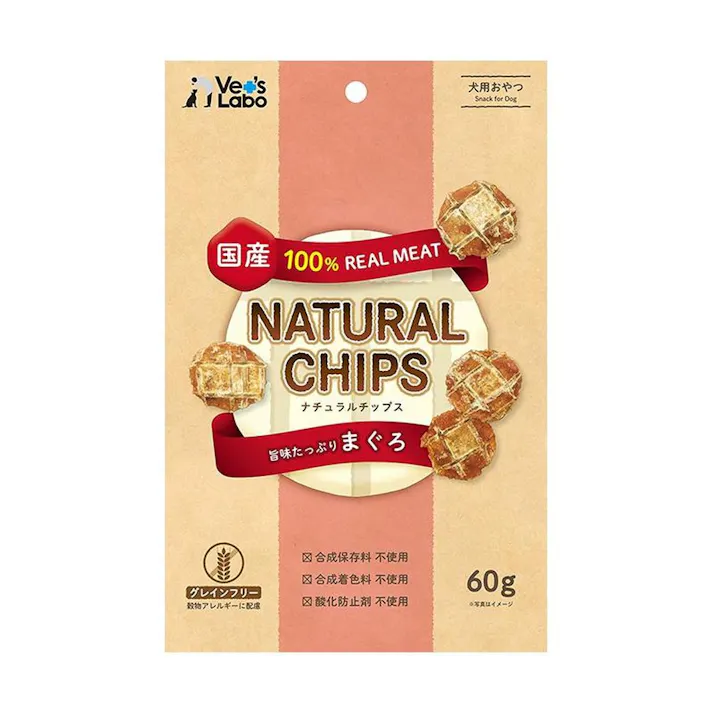Vet’sLabo ナチュラルチップス まぐろ 犬用おやつ 60g