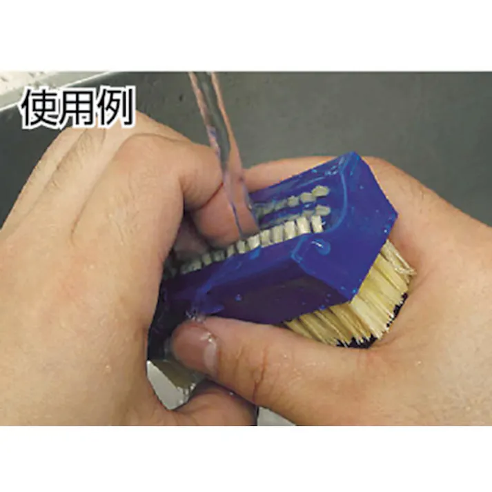 【CAINZ-DASH】クロダブラシ ネイル&ハンドブラシP (1ダース=12個入) ブルー 38×100mm NHP-01-1DZ【別送品】