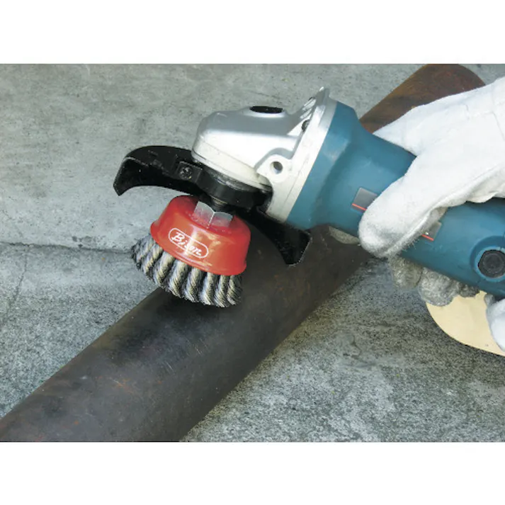 【CAINZ-DASH】クロダブラシ バイソンひねりワイヤーカップブラシ(0.35) BS65M10-035【別送品】