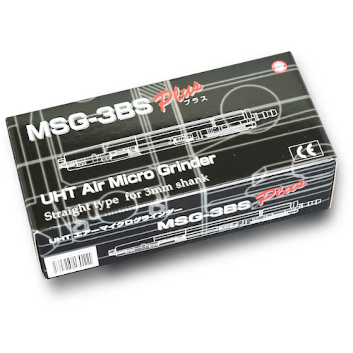【CAINZ-DASH】UHT エアーマイクログラインダー MSG-3BS Plus3mm軸 MSG-3BSPLUS【別送品】