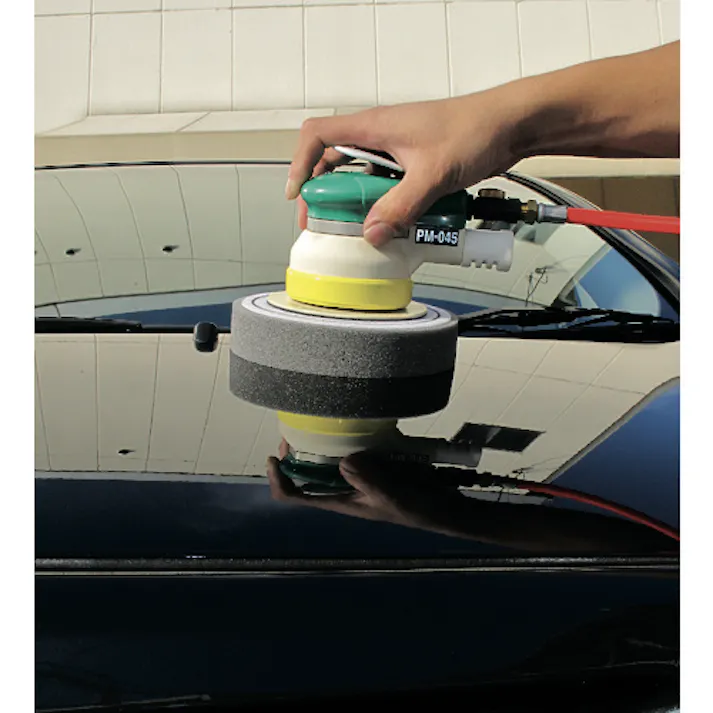 【CAINZ-DASH】空研 エアワックスポリシャーセット ホース取付口Rc1/4 PMー045セット PM-045【別送品】