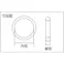 【CAINZ-DASH】森清化工 Oリング 4D P-25 (5個入) 運動・固定両用 耐熱・耐油タイプ 内径:24.7mm 線径3.5mm 4種D フッ素ゴム(FKM) 4D-P25【別送品】