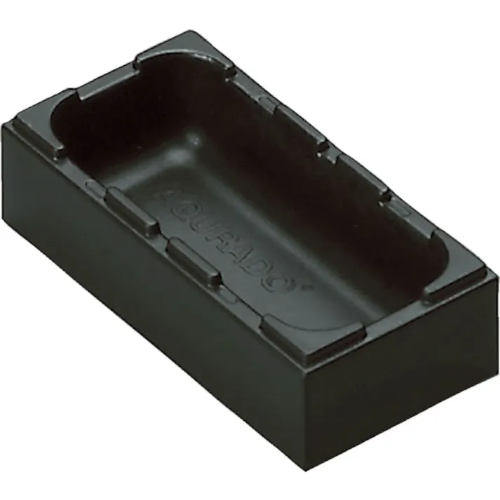 【CAINZ-DASH】rose plastic社 AQURADO ボックスタイプ 黒 間口×奥行×高さ48×96×26.5mm AQ-0100【別送品】