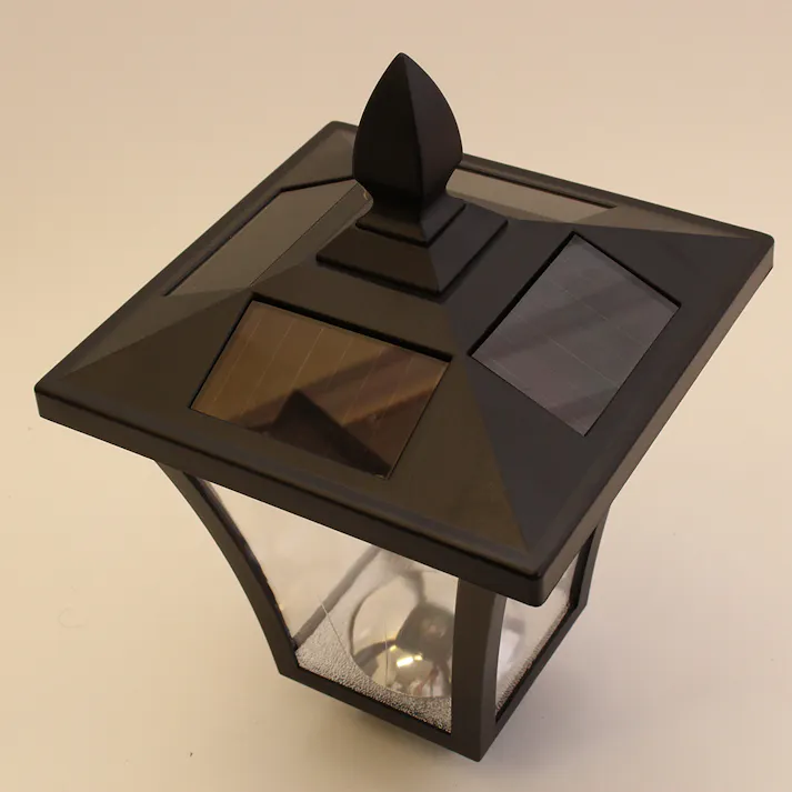 鉢付きソーラー街灯 2灯【別送品】