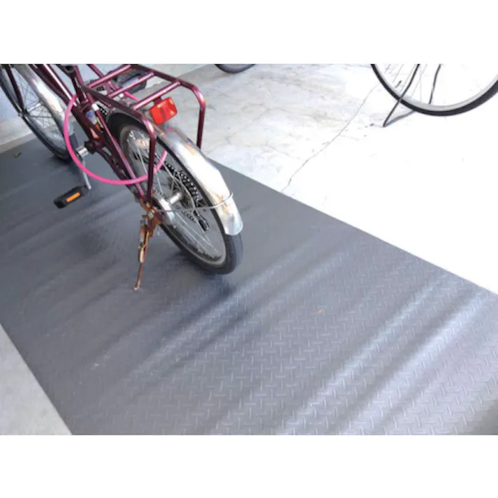 【CAINZ-DASH】日大工業 塩ビ養生マット ヤバネ シルバー 1.4mm厚×920mm×20m巻 003026【別送品】