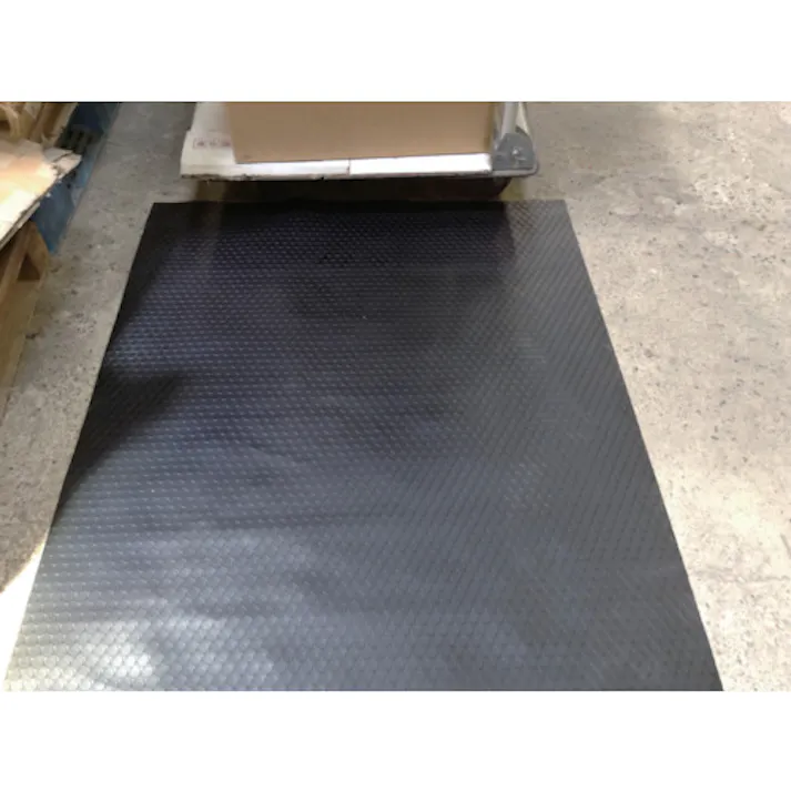 【CAINZ-DASH】日大工業 塩ビ養生マット コイン 黒 1.3mm厚×920mm×20m巻 003024【別送品】