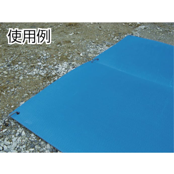 【CAINZ-DASH】日大工業 養生敷板　ワニ板（ＷＡＮＩＢＡＮ）ブルー　１６ＭＭ厚１．１Ｍ×１．８Ｍ 004945【別送品】