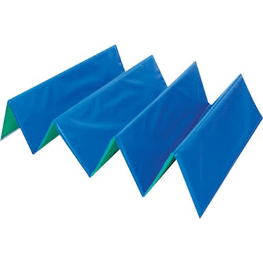 【CAINZ-DASH】日大工業 折り畳み式養生材　忍者Ｎ　５ｍｍ厚　７００×１８５０　ブルー／グリーン 000111【別送品】